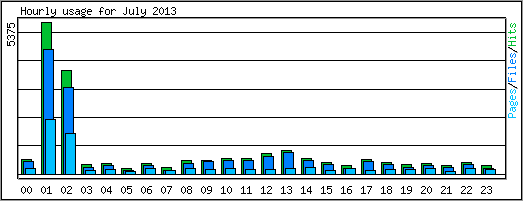 Hourly usage