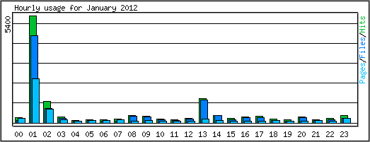 Hourly usage