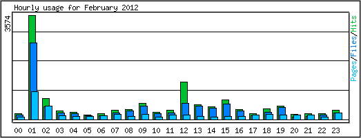 Hourly usage